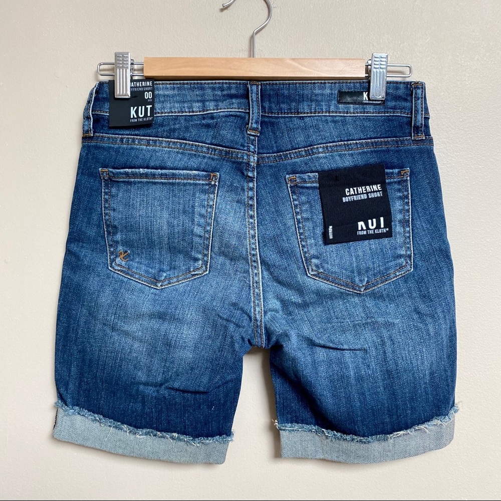 Kut from the Kloth Boyfriend Distressed Shorts - Picture 8 of 8